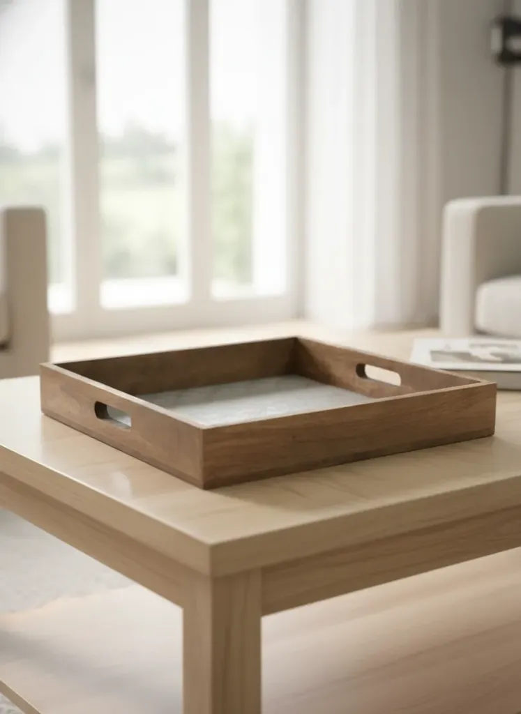 P11Handcrafted Radial Metal Embossed Bone Inlay Tray – Sophisticated Bar & Cocktails Server