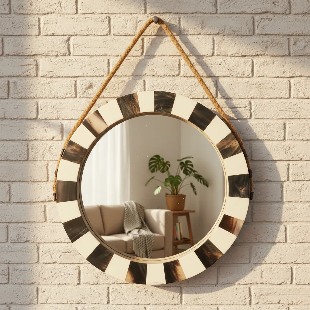 P8 Vintage Baroque Style Filigree Mirror – High-End Residential