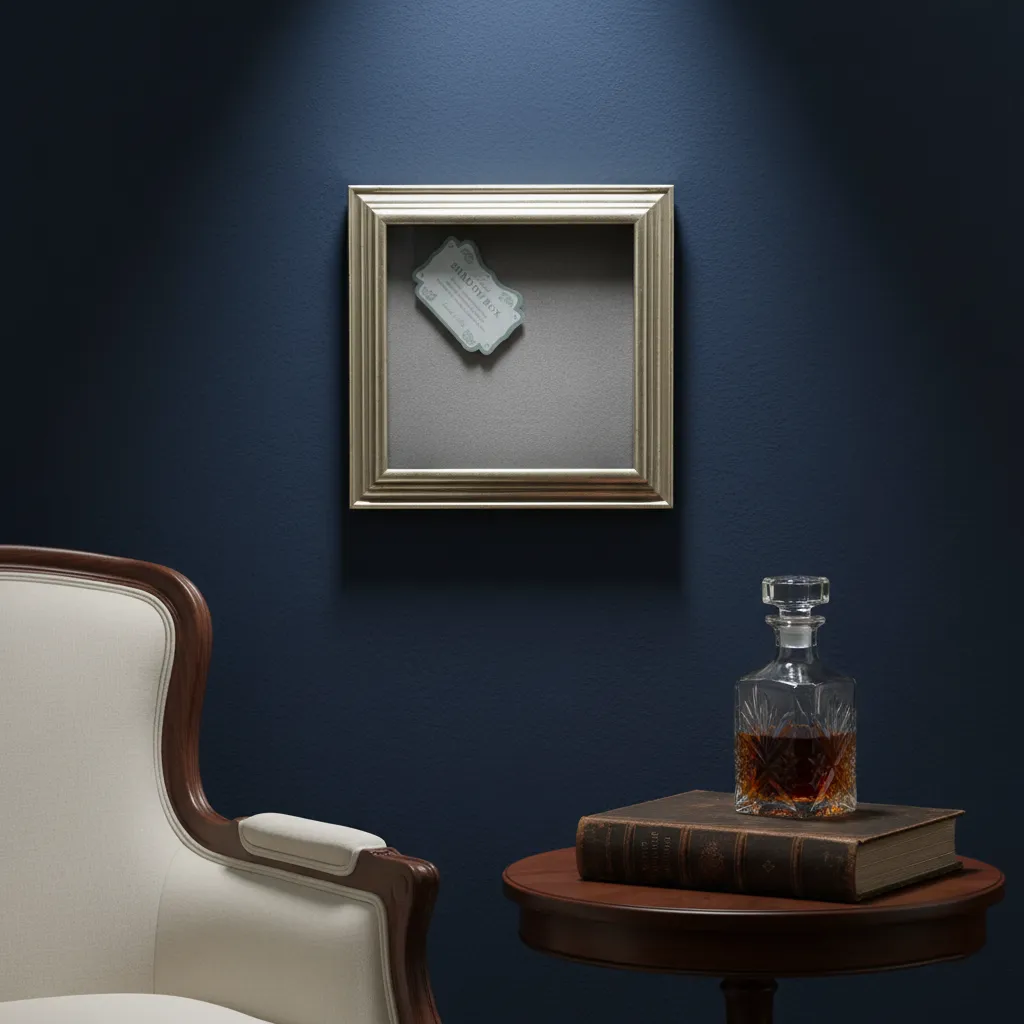 P6 3D Shadow Box: Wall-Mountable Display Case with linen Fabric pin Board includes 20 Pins