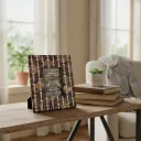 The Lavender Lattice: Hand-Finished Geometric Mosaic Frame