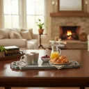 P2 Hand-Carved Artisanal Wood Wall Panel – Antique Distressed Finish with Floral Motifs