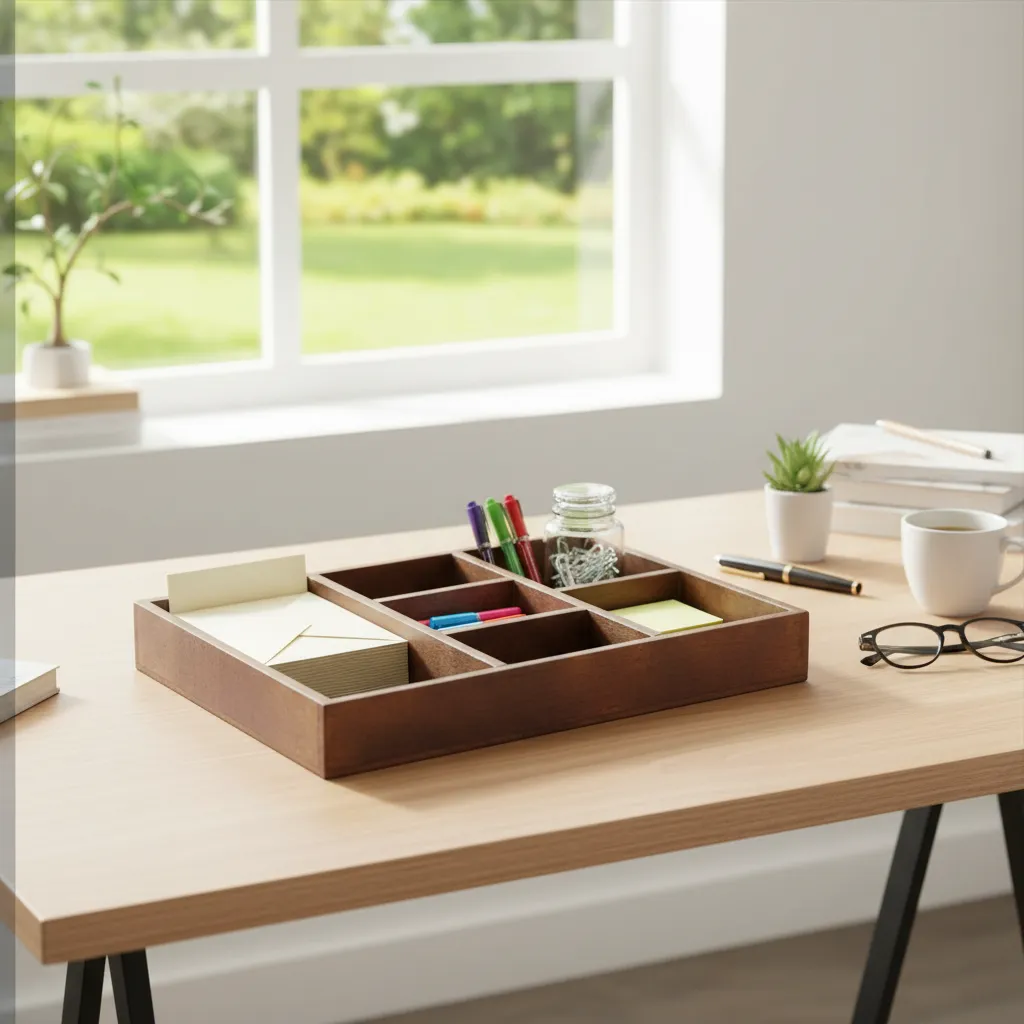 P2 Decorative Metal Letter Tray – Embossed Paisley Desk Organizer for Documents & Stationery