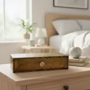 Luxury Metallic Tissue Box Holder with Raised Embossed Floral Pattern – Premium High-Quality