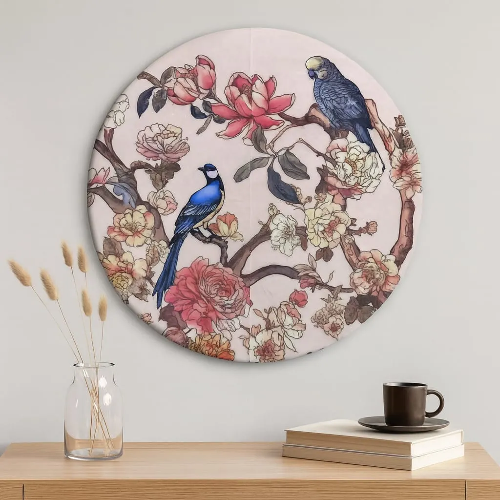 P13 Premium Wooden Medallion with Lustrous Enamel Coating Finish (10inch)