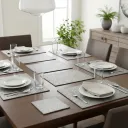 P3 Premium 6mm MDF Metal Embossed Placemat with Handcrafted Intricate Texture