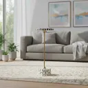 Industrial Reinforced Concrete Console Table-Modern Gray Entryway Table