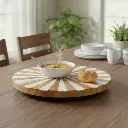 Eye-Catching Radial Design Lazy Susan Turntable