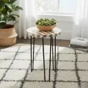 P12 Iconic Mid-Century Design Artisanal Wood Round Side Table - Available in 3 Sizes