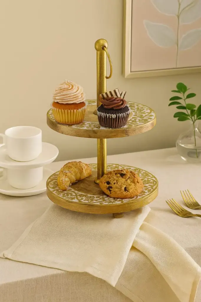 P28 Tiered Wooden Server