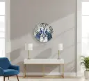 P36 Exquisite Blue Peacock Decorative Wall Plate